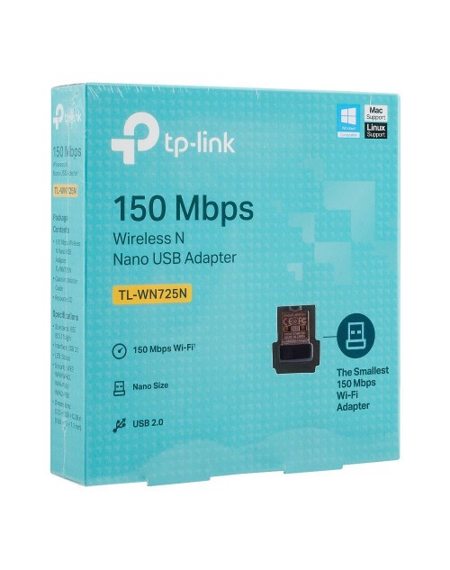 TP Link TL-WN725N 150Mbps Wireless N Nano USB Adapter